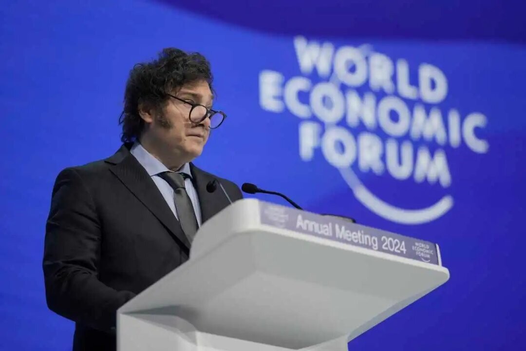 Javier Milei attends World Economic Forum in Davos